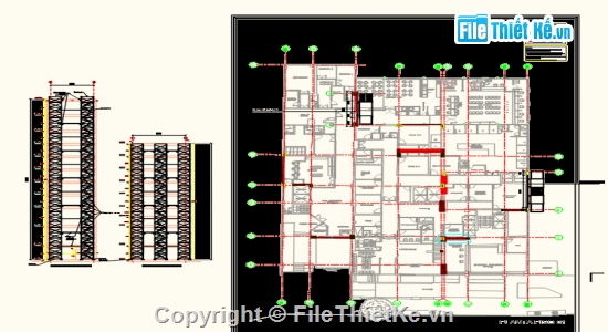 mặt bằng,mặt bằng bệnh viện,file cad mặt bằng